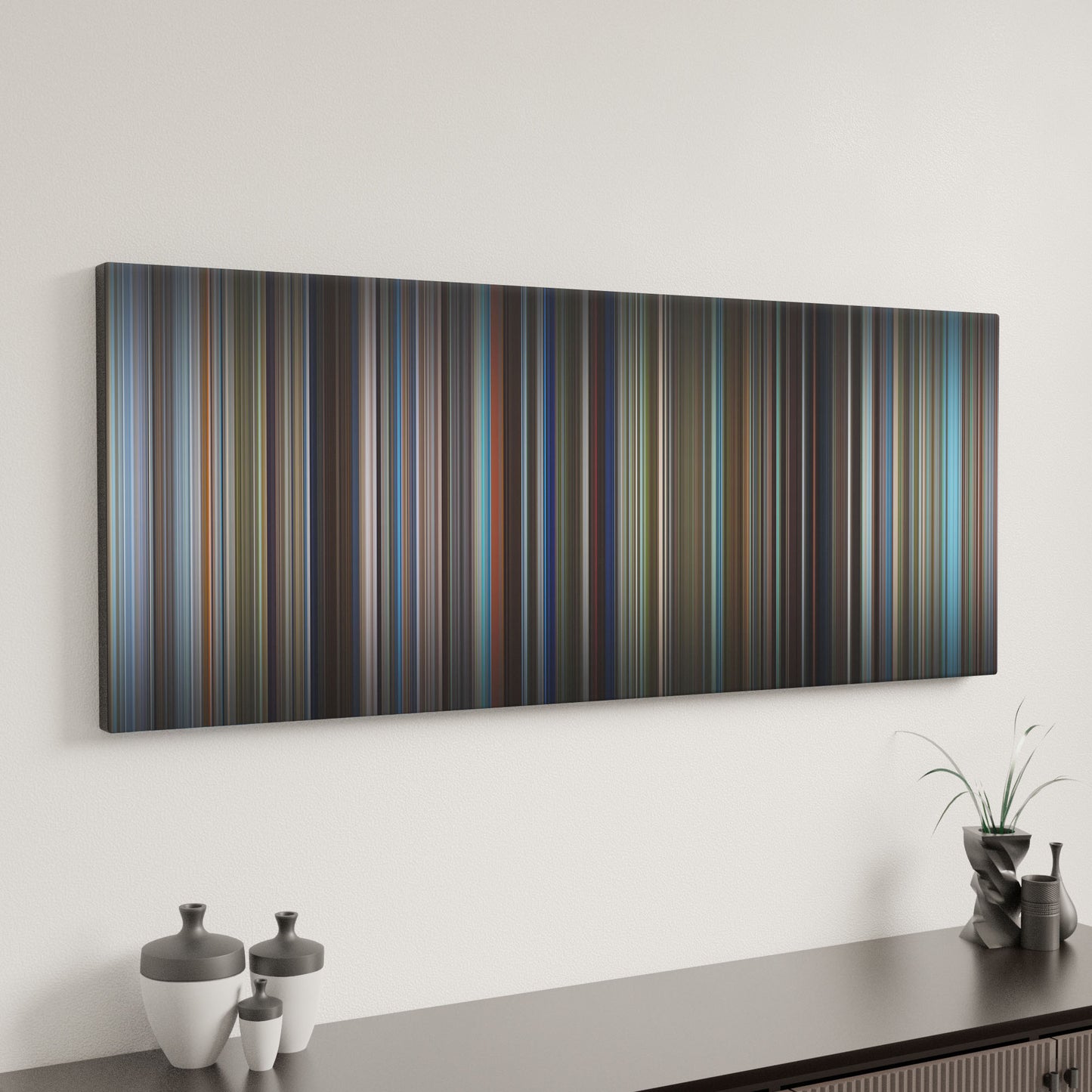 Minimal interior design with the_blue_lagoon Frome on the wall