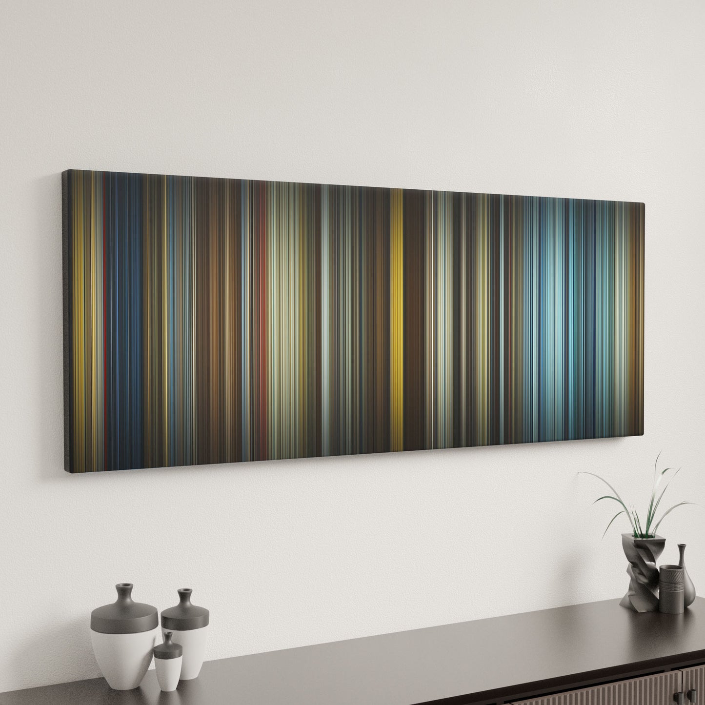 Minimal interior design with top_gun_maverick Frome on the wall