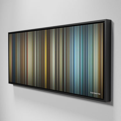 Side view of Framed Buff's of top_gun_maverick Frome on the wall