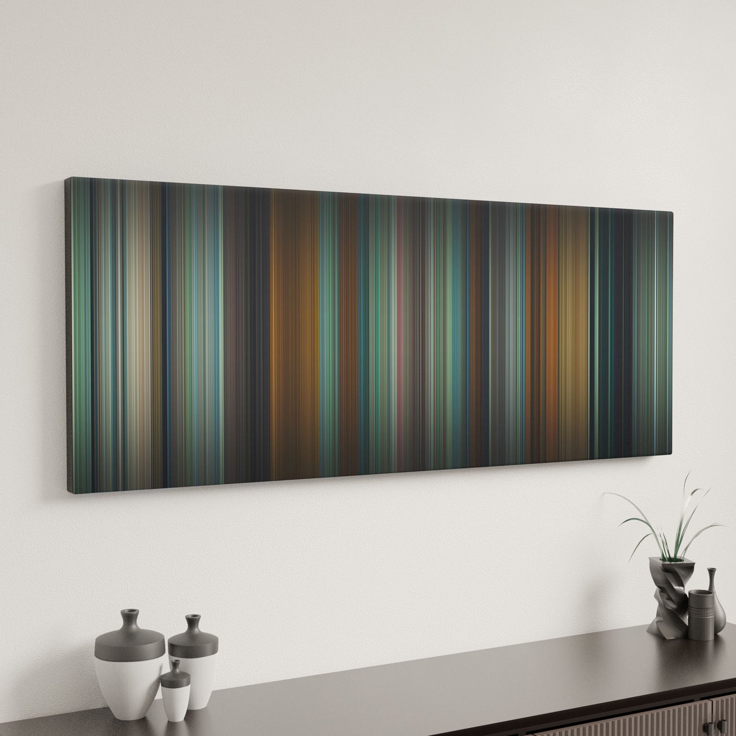 Minimal interior design with challengers Frome on the wall