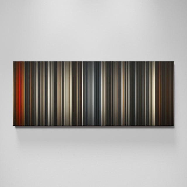 Dune: Part Two movie canvas wall art - color palette print