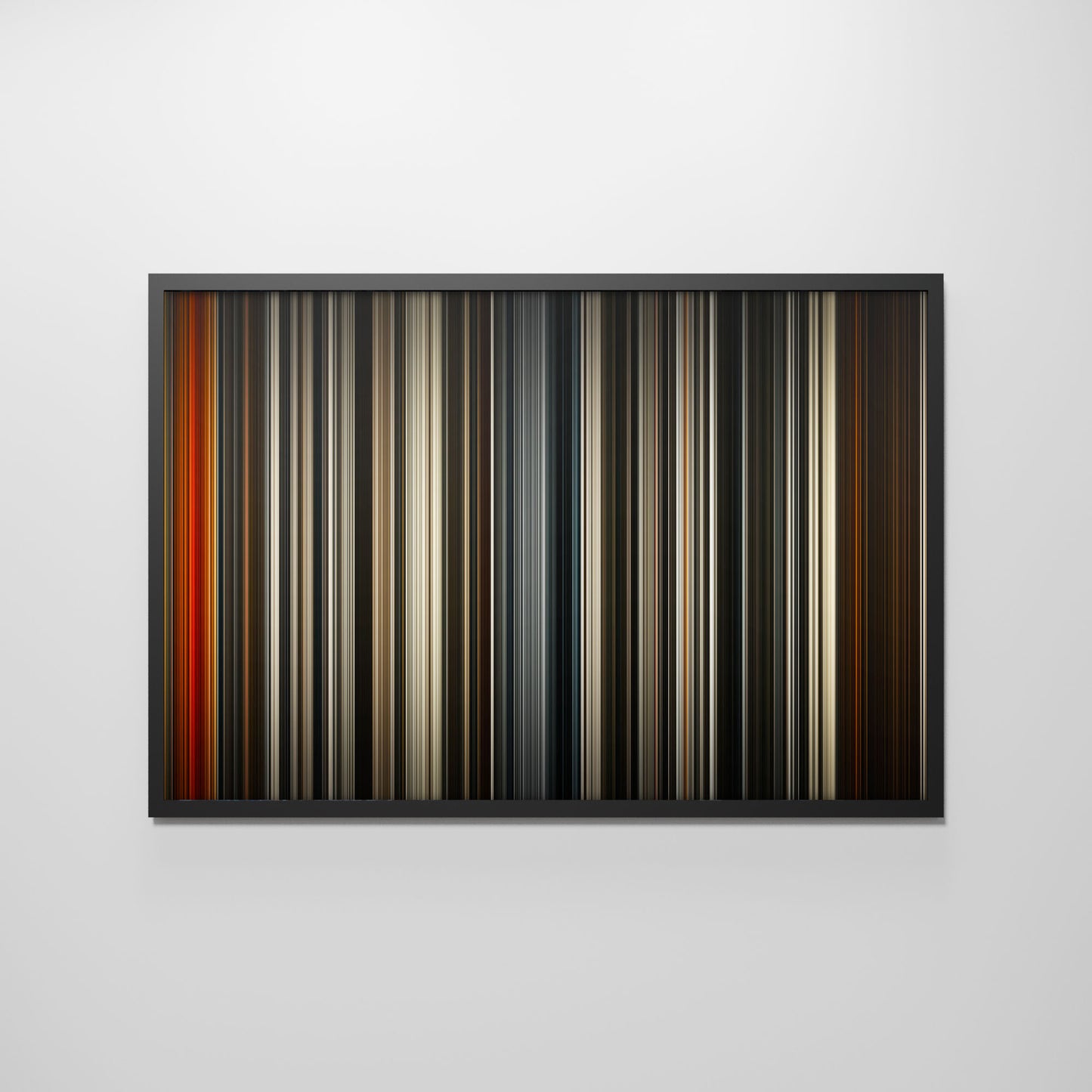 Front view of dune_part_two Frome framed poster on the wall