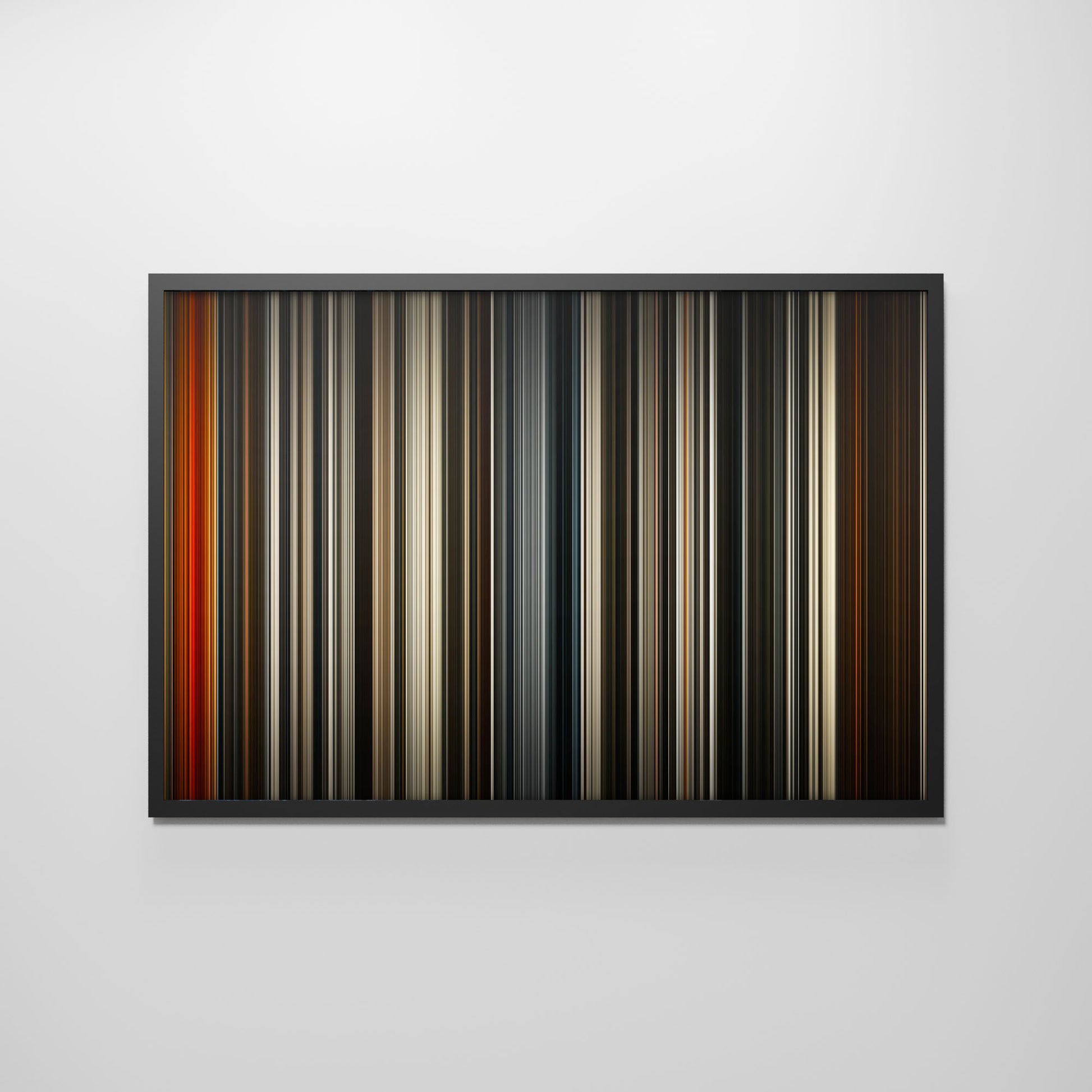 Front view of dune_part_two Frome framed poster on the wall