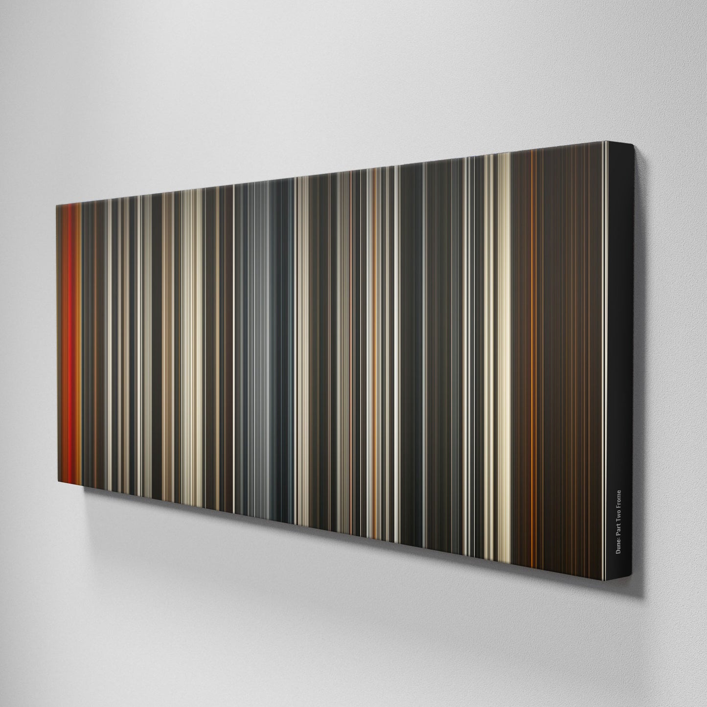 Side view of Buff's of dune_part_two Frome on the wall