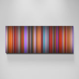 Elemental movie canvas wall art - color palette print