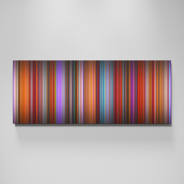 Elemental movie canvas wall art - color palette print