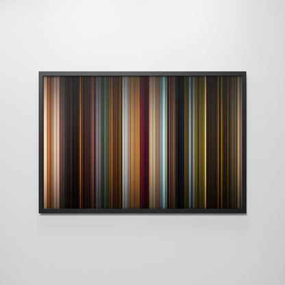 Front view of the_croods Frome framed poster on the wall