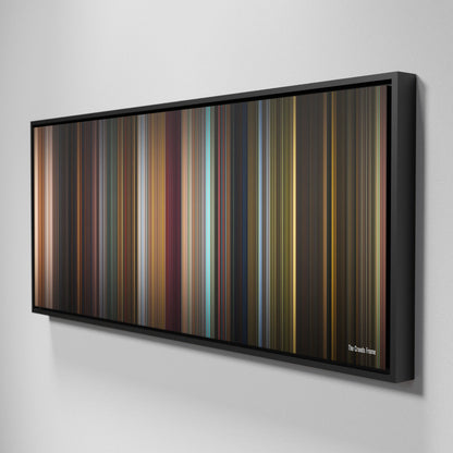 Side view of Framed Buff's of the_croods Frome on the wall