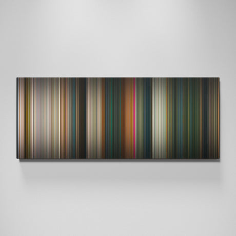 Wicked movie canvas wall art - color palette print