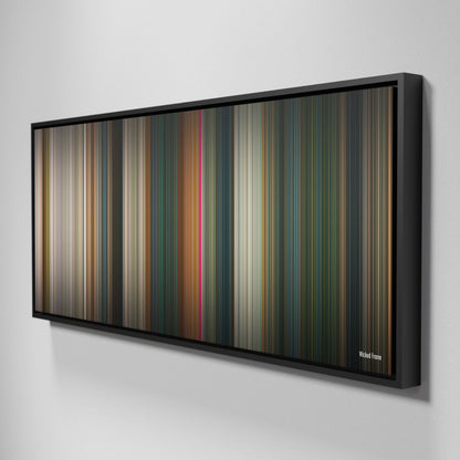 Side view of Framed Buff's of wicked Frome on the wall