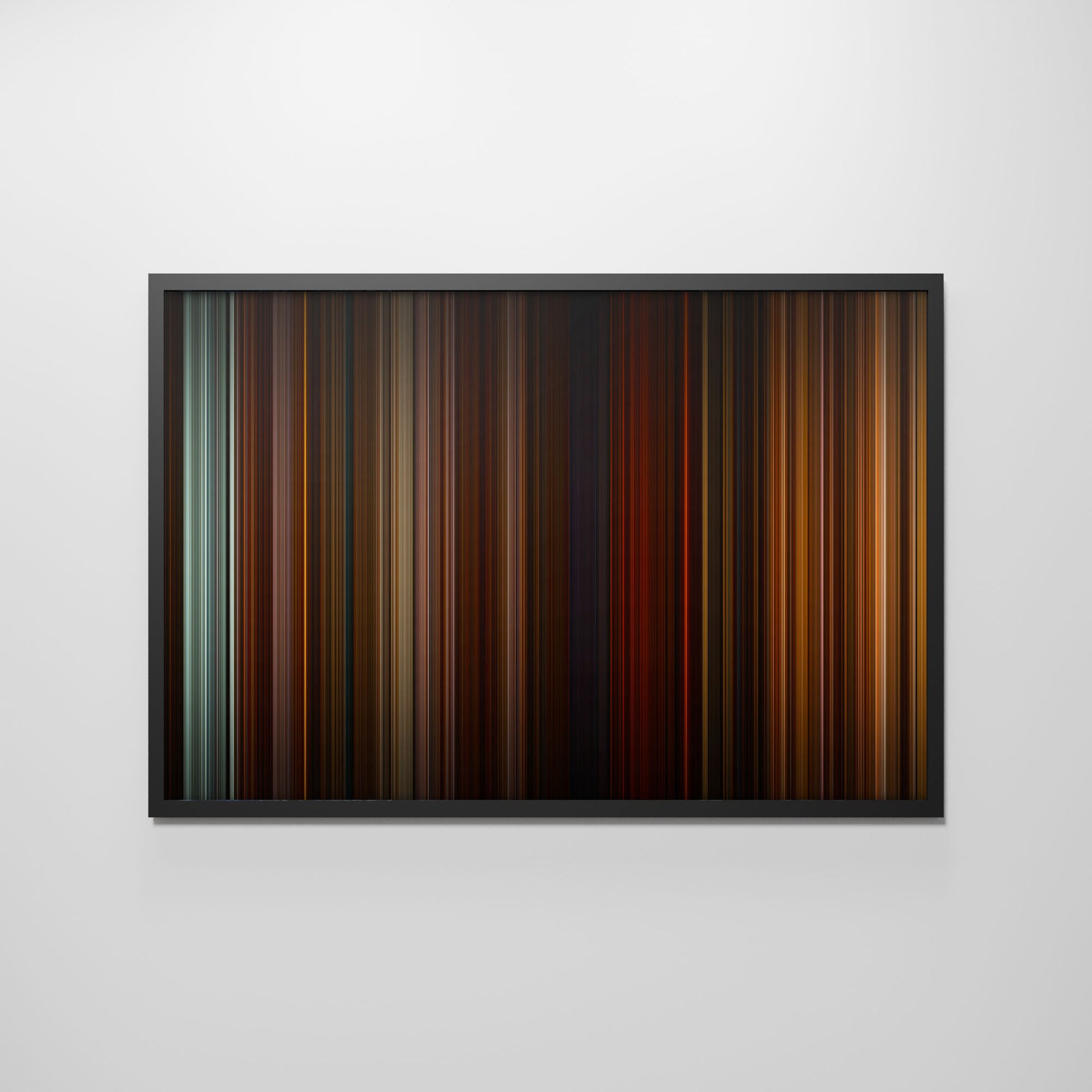 Front view of gangs_of_new_york Frome framed poster on the wall