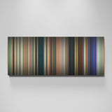 A Minecraft Movie movie canvas wall art - color palette print