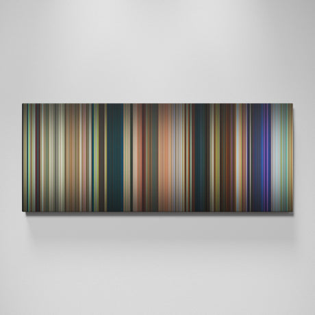 A Minecraft Movie movie canvas wall art - color palette print