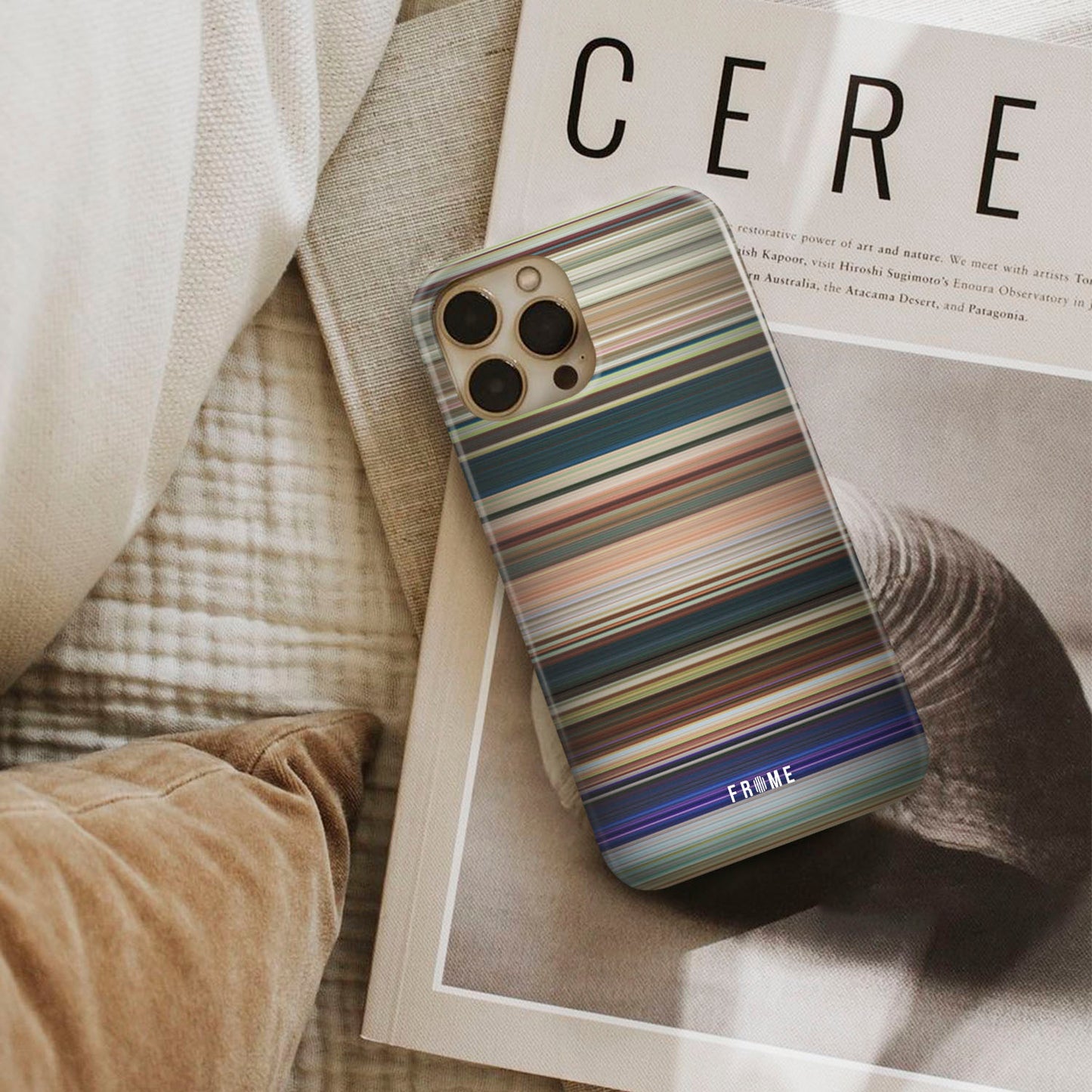 a_minecraft_movie Frome phone case next to interior items