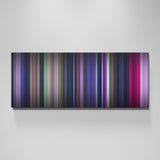 KPop Demon Hunters movie canvas wall art - color palette print
