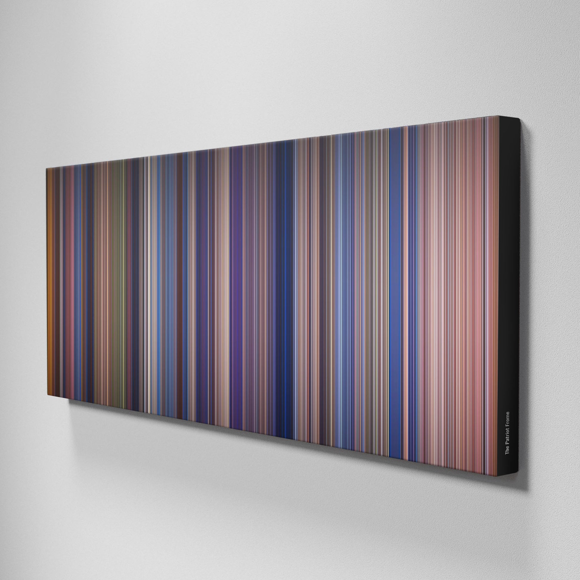 Side view of Buff's of the_patriot Frome on the wall