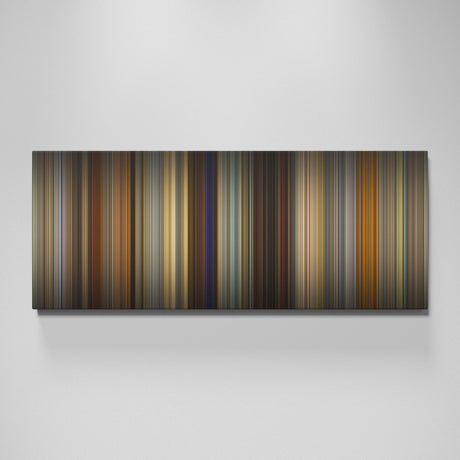 American Hustle movie canvas wall art - color palette print