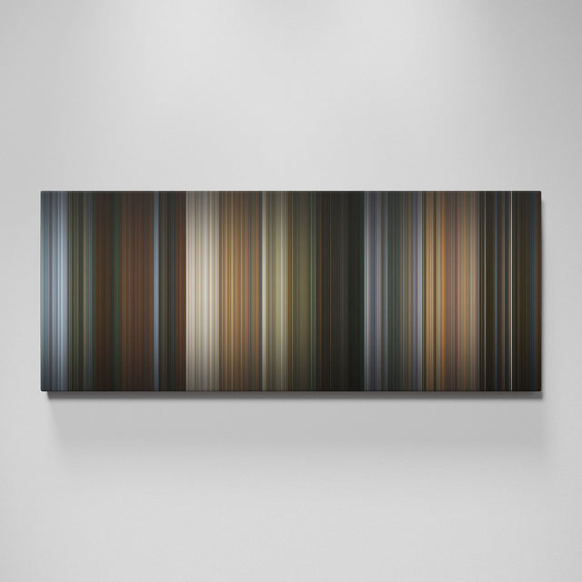 Deadpool & Wolverine movie canvas wall art - color palette print