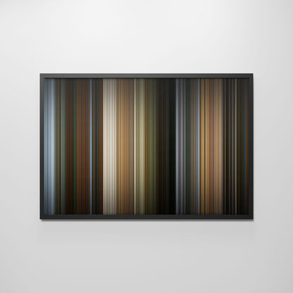 Front view of deadpool_&_wolverine Frome framed poster on the wall