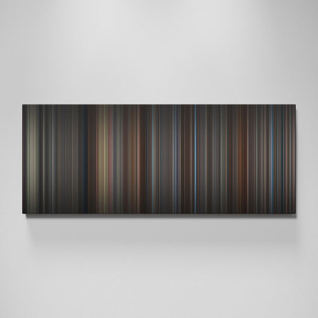 Hidden Figures movie canvas wall art - color palette print