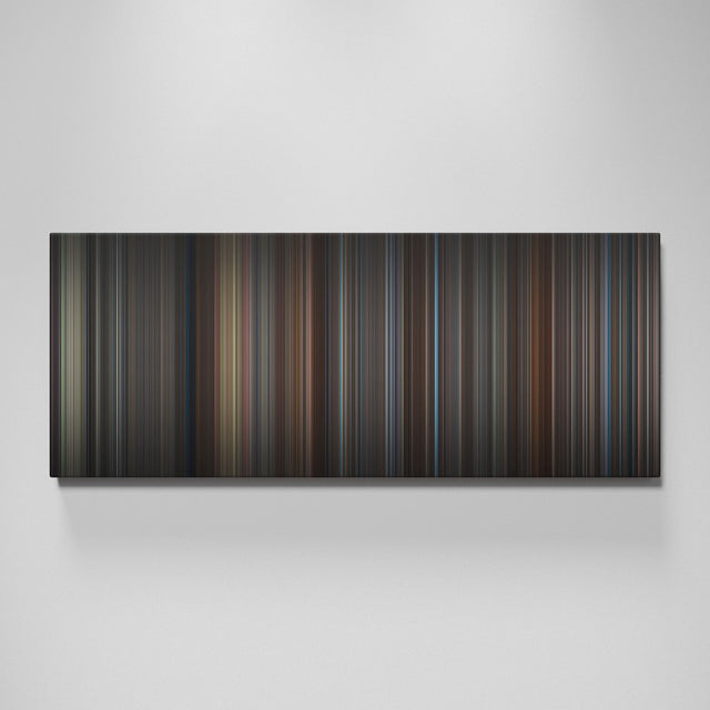 Hidden Figures movie canvas wall art - color palette print