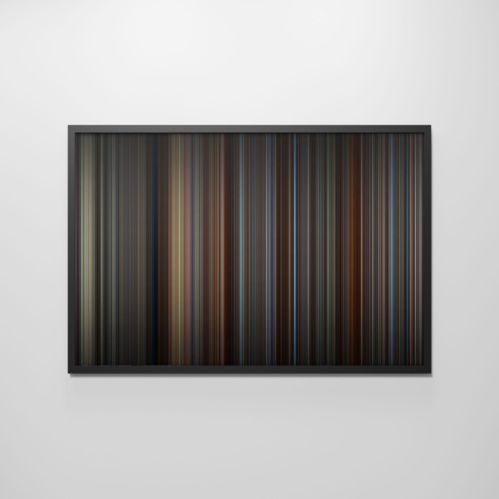 Front view of hidden_figures Frome framed poster on the wall