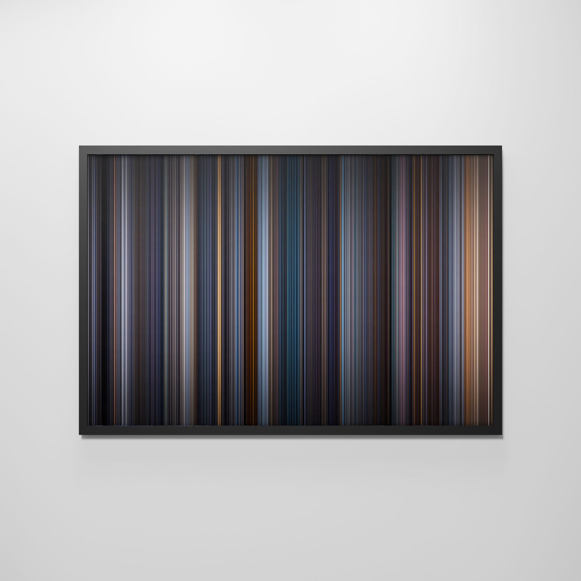 Front view of equilibrium Frome framed poster on the wall