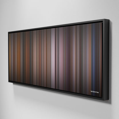 Side view of Framed Buff's of fools_rush_in Frome on the wall