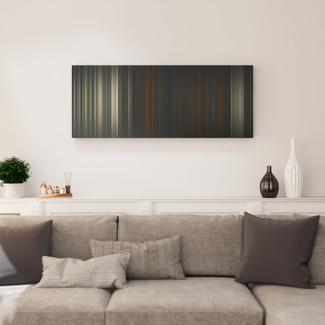 Sinners canvas print in living room - film wall decor