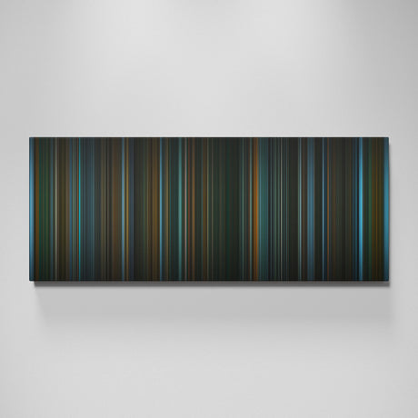 Frankenstein movie canvas wall art - color palette print