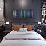 Bedroom interior with avatar_fire_and_ash Frome on the wall