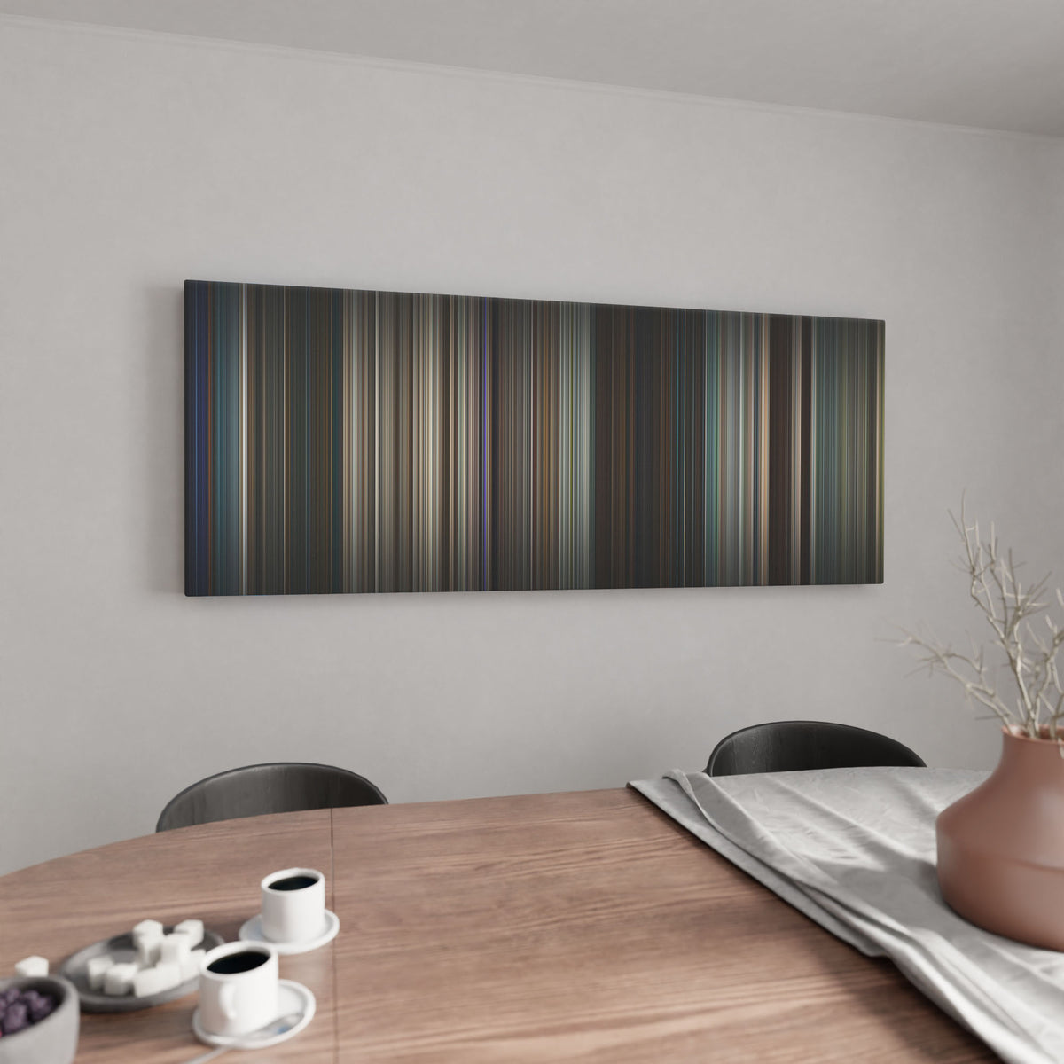 Kitchen with logan Frome on the wall