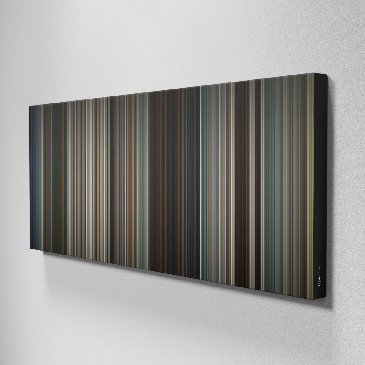 Side view of Buff's of logan Frome on the wall