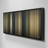 Side view of Framed Buff's of nope Frome on the wall