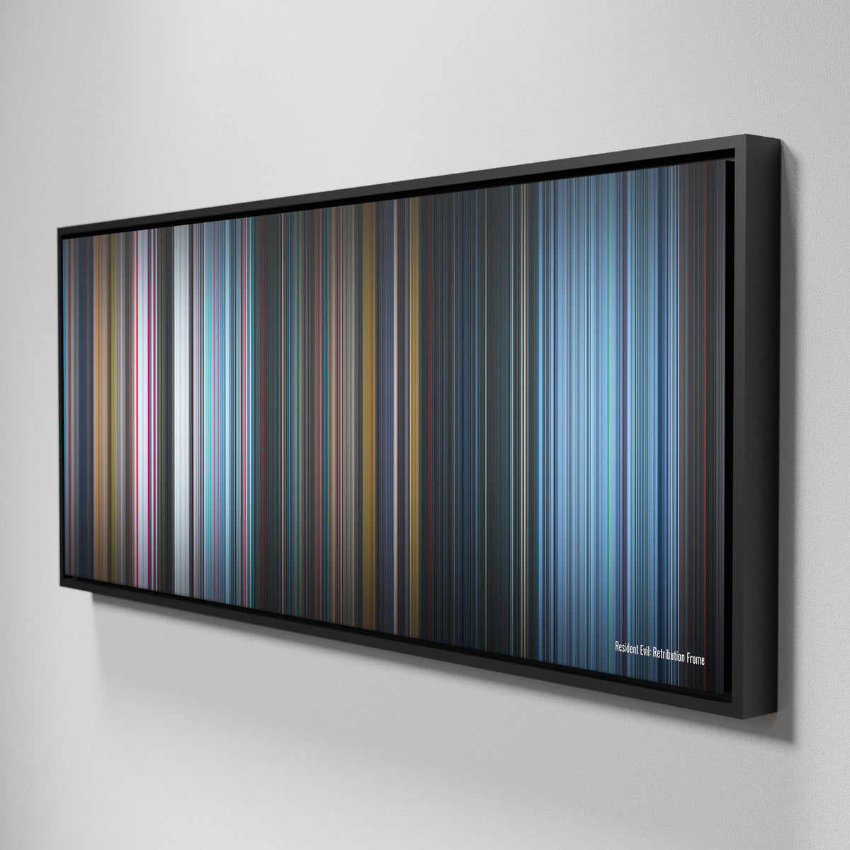 Side view of Framed Buff's of resident_evil_retribution Frome on the wall