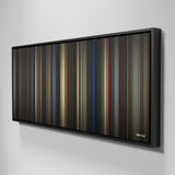 Side view of Framed Buff's of saltburn Frome on the wall