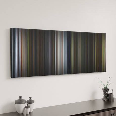 Minimal interior design with the_mandalorian_and_grogu Frome on the wall