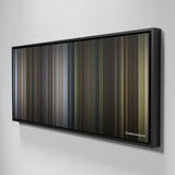 Side view of Framed Buff's of the_mandalorian_and_grogu Frome on the wall
