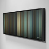 Side view of Framed Buff's of thunderbolts Frome on the wall