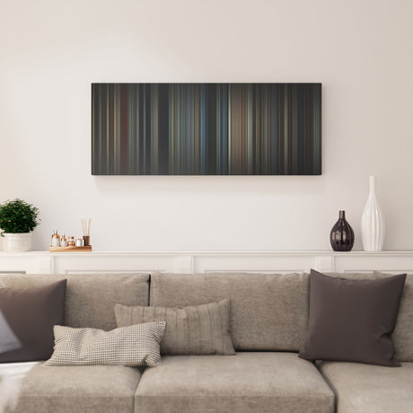 Living room interior with weapons Frome on the wall