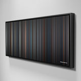 Side view of Framed Buff's of wuthering_heights Frome on the wall