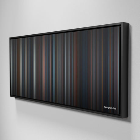 Side view of Framed Buff's of wuthering_heights Frome on the wall