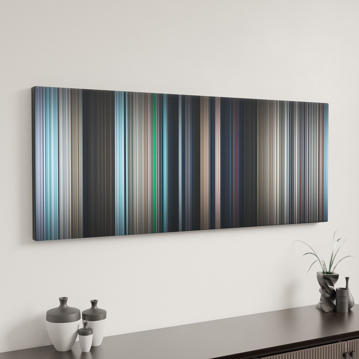 Minimal interior design with superman_2025 Frome on the wall