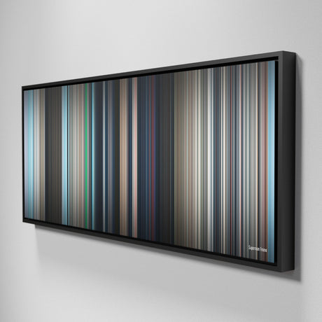 Side view of Framed Buff's of superman_2025 Frome on the wall