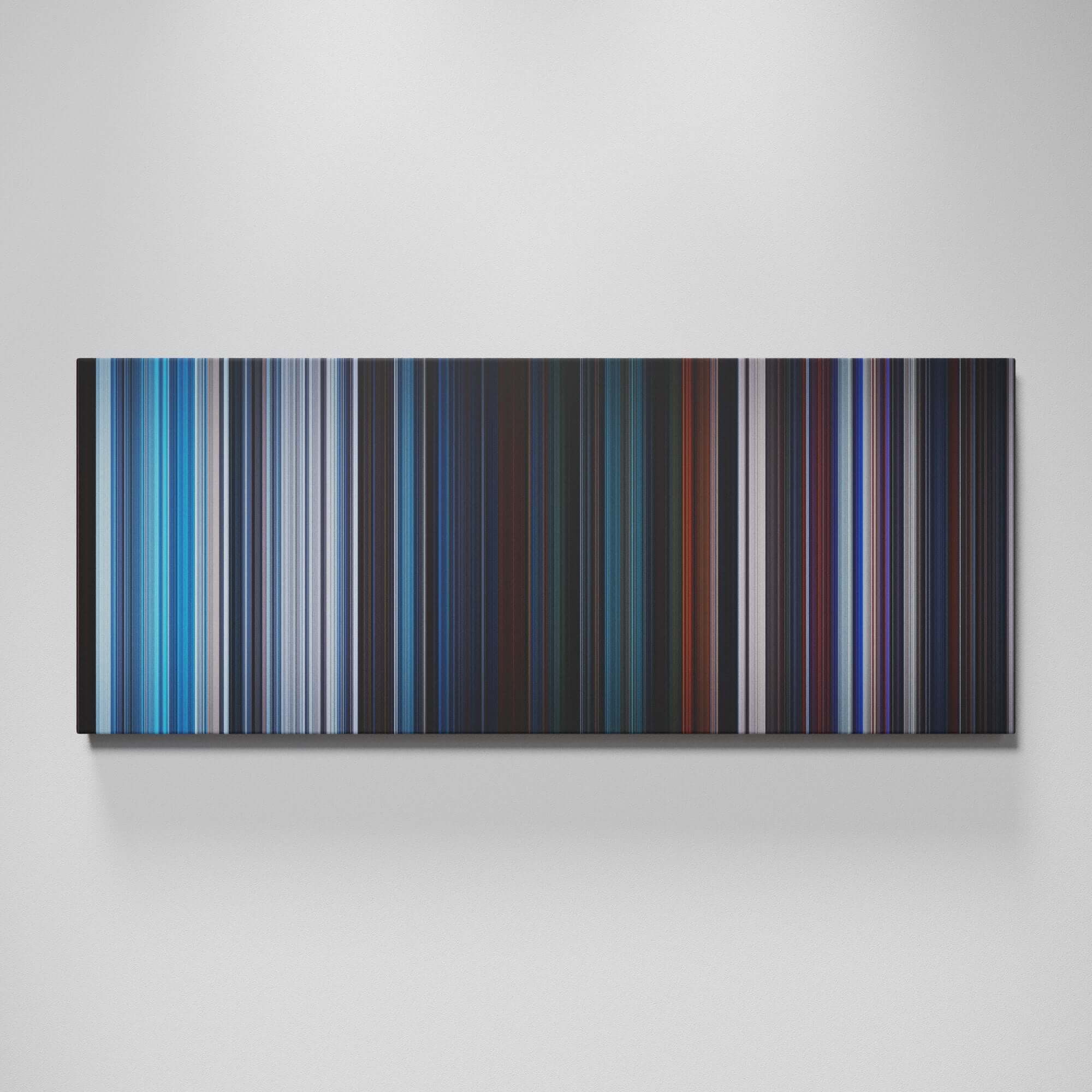 Star Wars: Episode V - The Empire Strikes Back movie canvas wall art - color palette print
