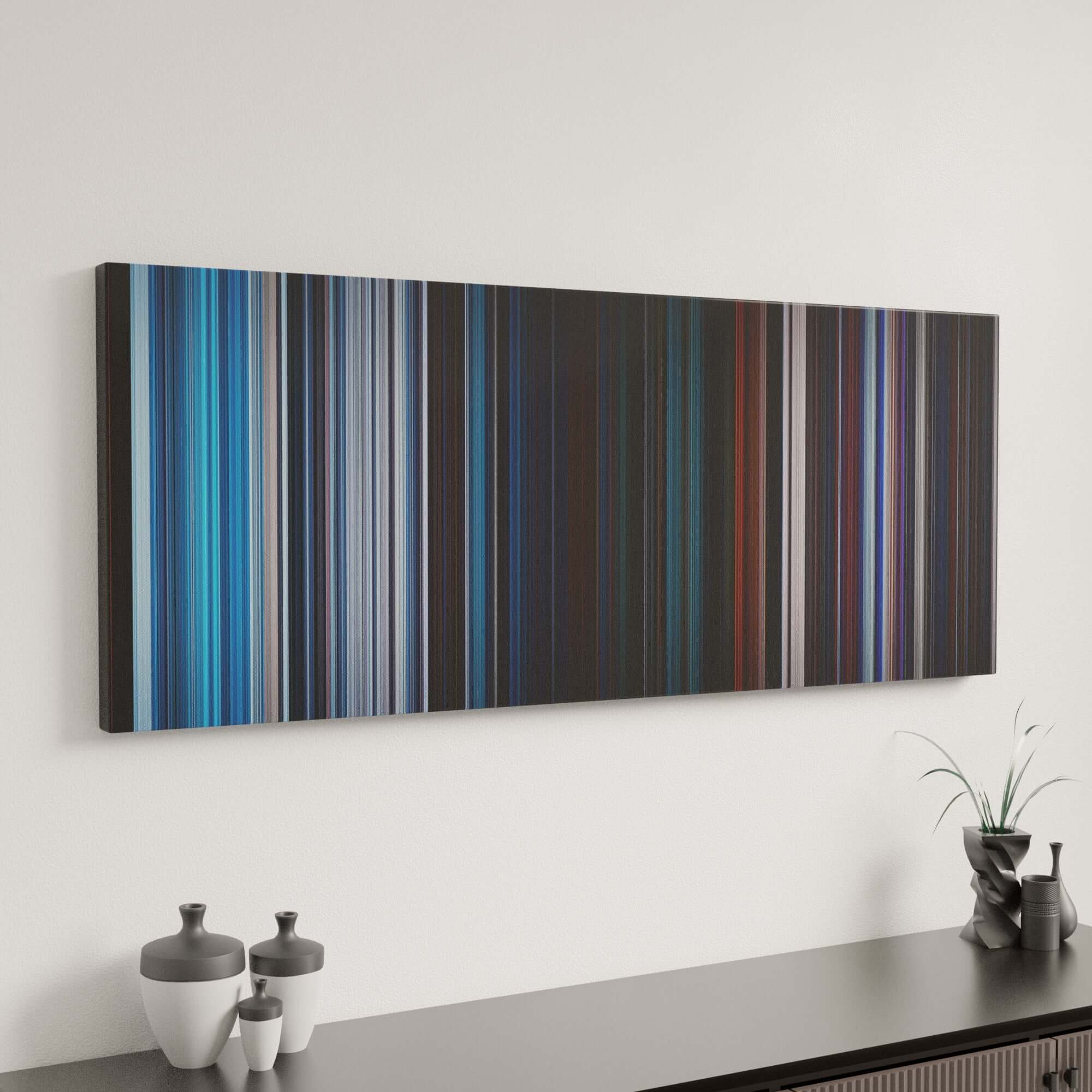 Star Wars: Episode V - The Empire Strikes Back canvas art in modern interior - movie color palette