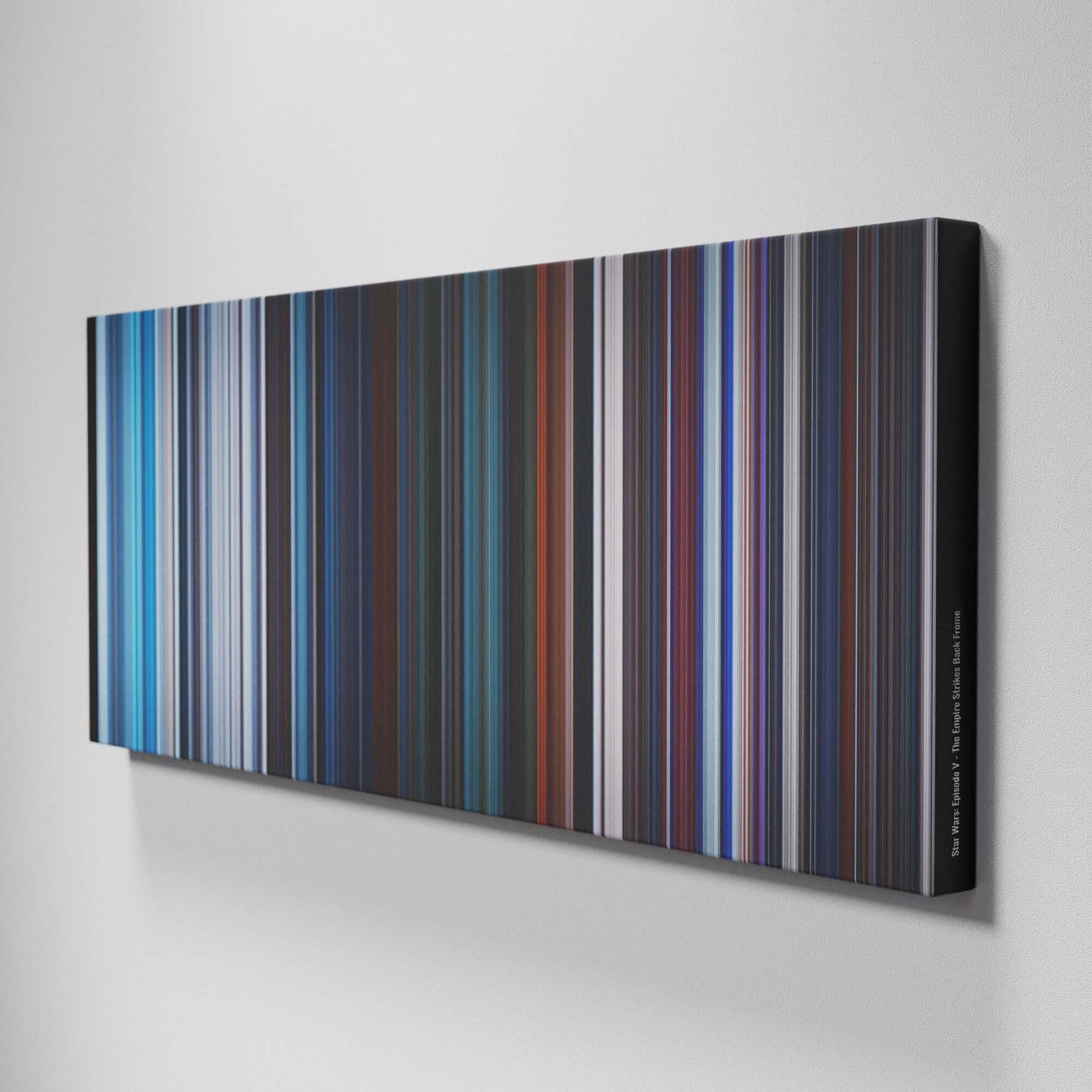 Side view of Buff's of Star Wars: Episode V - The Empire Strikes Back Frome on the wall