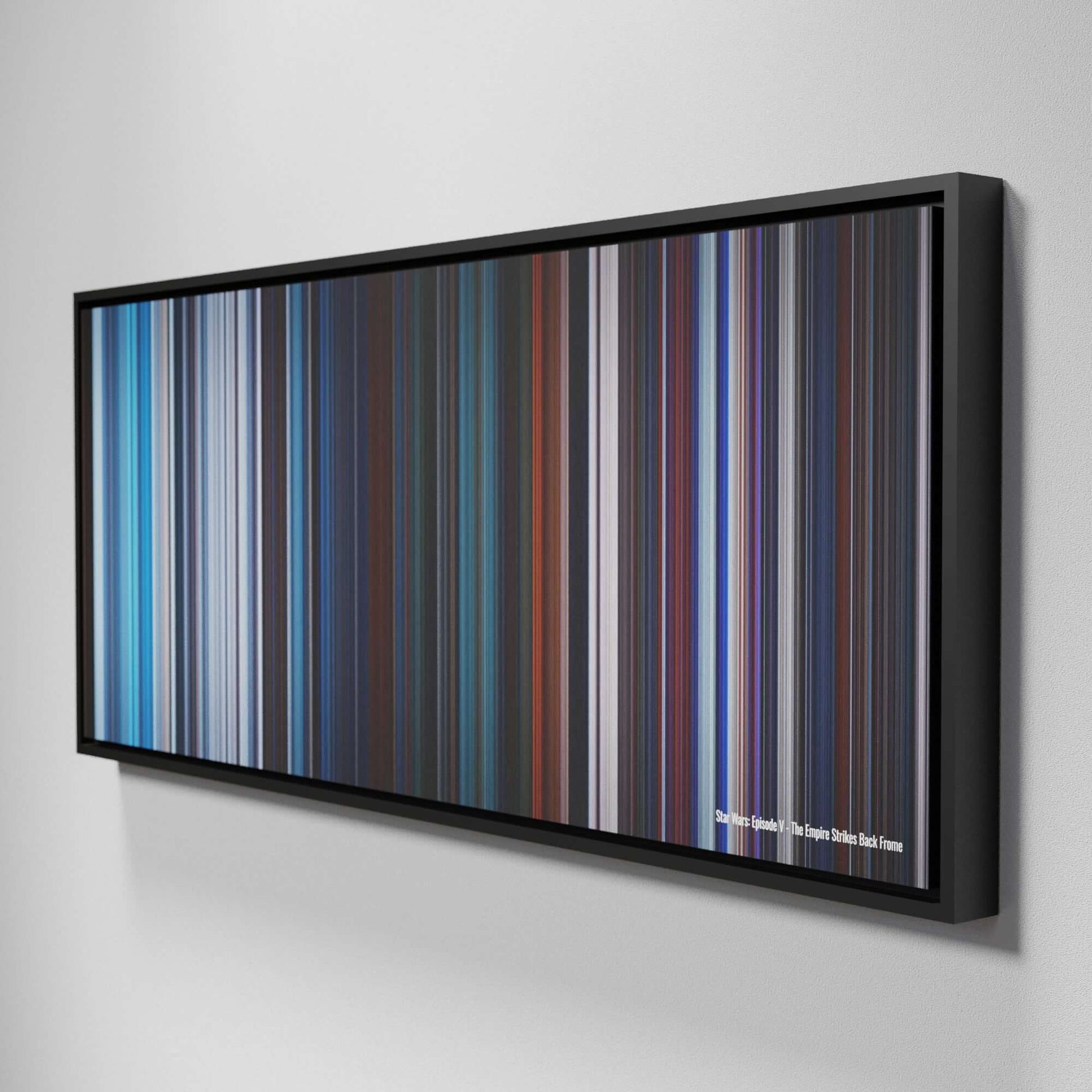 Side view of Framed Buff's of Star Wars: Episode V - The Empire Strikes Back Frome on the wall