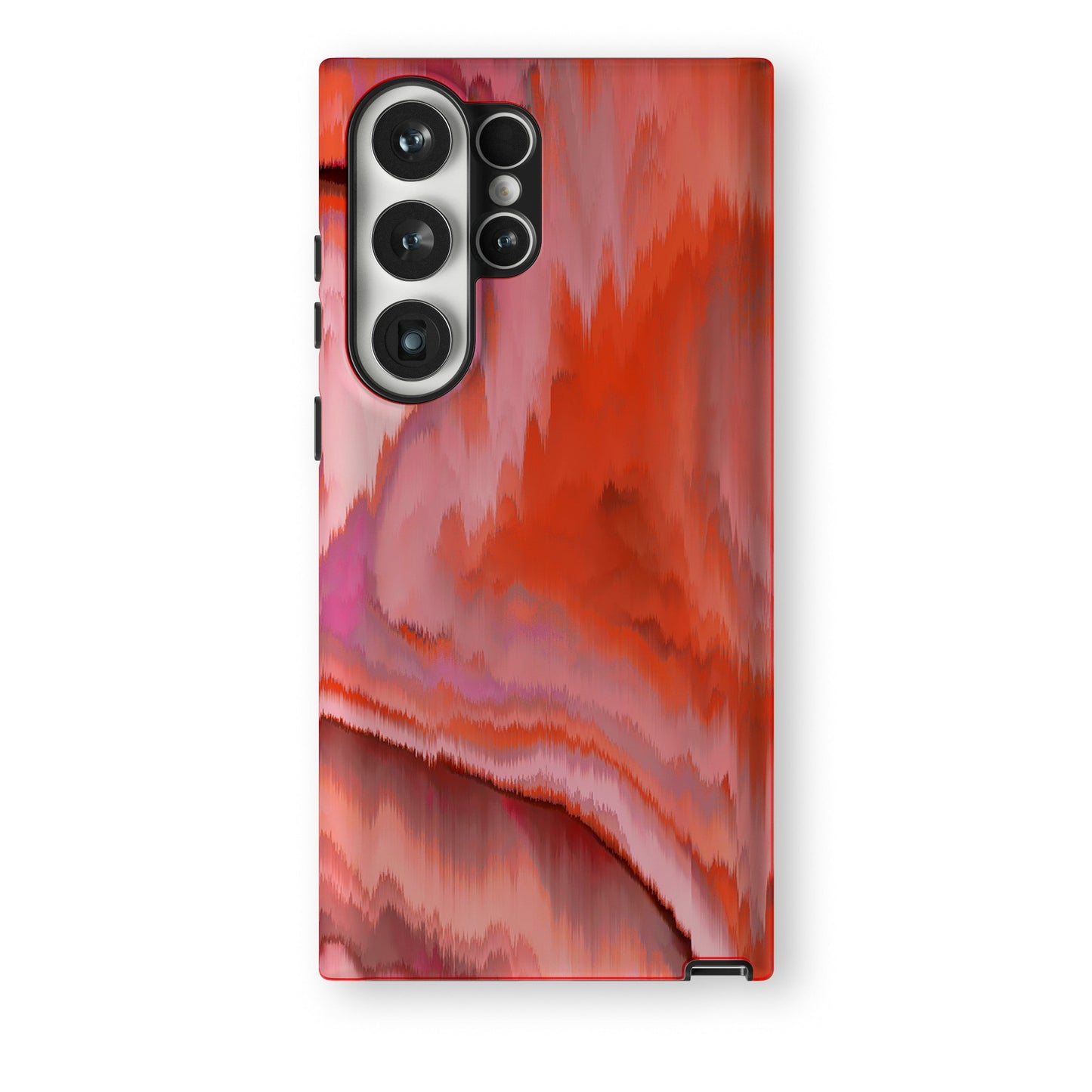 Verdant Crimson Mosaic