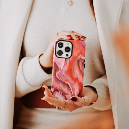 Verdant Crimson Mosaic